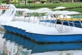 Water cycle boat in Suanluang RAMA IX Public Park