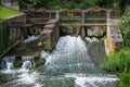 The water dam of Bouzonville, France Royalty Free Stock Photo