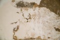 Water damages and mold on the ceiling in the Mamluks on the Temple Mount in Jerusalem Royalty Free Stock Photo