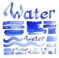 Water decorative elements collection