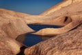 Water in desert mountains