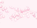 Water and detergent soap foam bubbles illustration Royalty Free Stock Photo