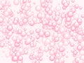 Water and detergent soap foam bubbles illustration Royalty Free Stock Photo