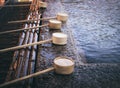 Water Dipper in Japan Shine traditional Religion Culture
