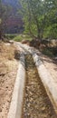 Water diverted through zion National Park Utah