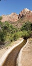 Water diverted through zion National Park Utah