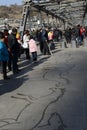 water drawing on the pavement