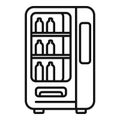 Water drinking machine icon outline vector. Push design Royalty Free Stock Photo