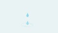 Water drop animation, water dripping constantly animated, raindrop animation