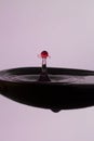 Water Drop Art In A Soup Spoon Royalty Free Stock Photo