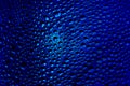 Water drop blue background Royalty Free Stock Photo