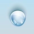 Water drop blue, background. Vector illustration Royalty Free Stock Photo