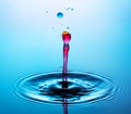 Water drop collision Royalty Free Stock Photo