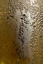 Water drop condensation on ice bucket Royalty Free Stock Photo