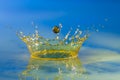 Water-drop crown Royalty Free Stock Photo