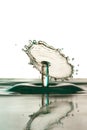 Water drop falling Royalty Free Stock Photo