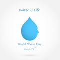 Water Drop With Human Face Vector Logo Design And Water Is Life