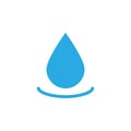 Water drop icon design template vector isolated