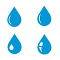 Water drop icon Royalty Free Stock Photo
