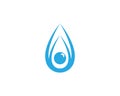 water drop icon vector illustration Royalty Free Stock Photo