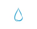 water drop icon vector illustration Royalty Free Stock Photo
