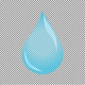 Water drop illustration Royalty Free Stock Photo