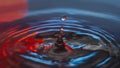 Water drop, close up shot of water drop Royalty Free Stock Photo