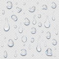 Water Drop Isolated Big Set Transparent Background Royalty Free Stock Photo