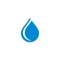 Water Drop Logo template vector icon illustration Royalty Free Stock Photo