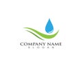 water drop Logo Template vector illustration design Royalty Free Stock Photo