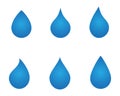 Water drop Logo Template vector illustration Royalty Free Stock Photo