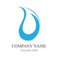 water drop Logo template vector illustration design Royalty Free Stock Photo