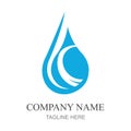 water drop Logo template vector illustration design Royalty Free Stock Photo