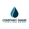 Water drop Logo Template vector illustration design Royalty Free Stock Photo