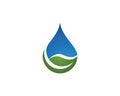 Water drop Logo Template Royalty Free Stock Photo