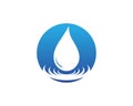 water drop Logo Template vector illustration design Royalty Free Stock Photo