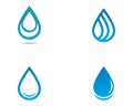 Water drop Logo Template Royalty Free Stock Photo