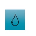 water drop Logo Royalty Free Stock Photo
