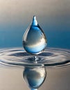 Water drop, macro photo