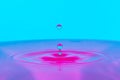 Water Drop Pink Blue