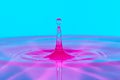 Water Drop Pink Blue