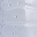 Water drop on plastic bottle Royalty Free Stock Photo