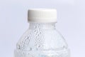 Water drop on plastic bottle Royalty Free Stock Photo