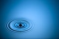 Water Drop Ripples Background Royalty Free Stock Photo