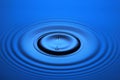 Water Drop Ripples Background Royalty Free Stock Photo