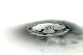 Water drop and spalsh Royalty Free Stock Photo