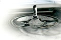 Water drop and spalsh Royalty Free Stock Photo