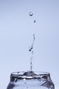 Water drop/splash collision photography Royalty Free Stock Photo