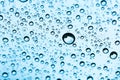 Water drop under water on background. Royalty Free Stock Photo