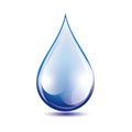 Water drop vector Royalty Free Stock Photo